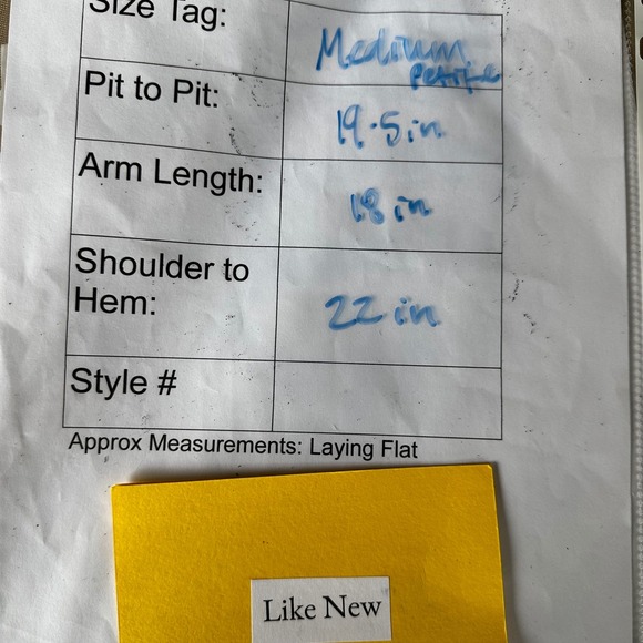 NIC+ZOE Cardigan Sweater Beige Popcorn Knit Button Front Business Petite Medium - Picture 7 of 7